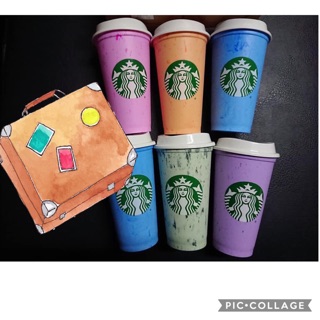 Starbucks hot reusable 16 oz set