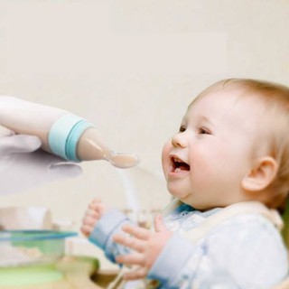 ช้อนซิลิโคนป้อนอาหารเหลว ช้อน 2 แบบ (ช้อนป้อน+ช้อนผลไม้) สำหรับเด็ก Baby Food Feeding Bottle with Spoon