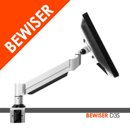 BEWISER D3S ขาตั้งคอม จอมอนิเตอร์/โน๊ตบุ๊ค 14"-34" แขนอลูมินั่มแก๊สสปริงยกหมุนได้ Max 9Kg Gas Arm TV