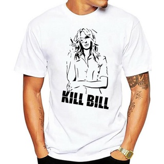 เสื้อยืดโอเวอร์ไซส์เสื้อยืด พิมพ์ลายโปสเตอร์ภาพยนตร์ Kill Bill สีดํา และสีขาวS-3XL