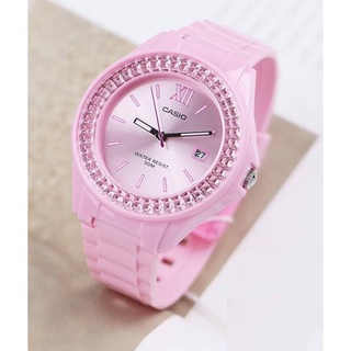 (แท้100%) นาฬิกา Casio รุ่น LX-500H-4E2 นาฬิกาผู้หญิงสายเรซิ่น สีชมพู สุดน่ารัก ของแท้ 100% รับประกัน1ปีเต็ม