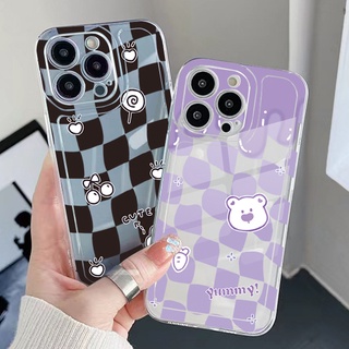 เคสโทรศัพท์มือถือ TPU แบบใส ขอบสี่เหลี่ยม กันกระแทก ลายการ์ตูน สําหรับ Infinix Hot 12i 10S 11 10 Play 11S 10i Smart 6 HD X6511 X657B X6512