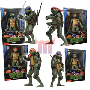 Neca Teenage Mutant ฟิกเกอร์นินจาเต่า TMNT 7 นิ้ว 1990 สําหรับเก็บสะสม