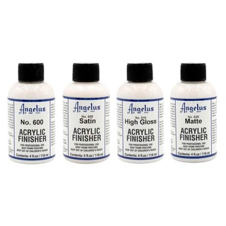 Angelus Acrylic Finisher: ตัวเคลือบสี Angelus ป้องกันรอยขีดข่วนและการเสียดสี ขนาด 4 Oz.