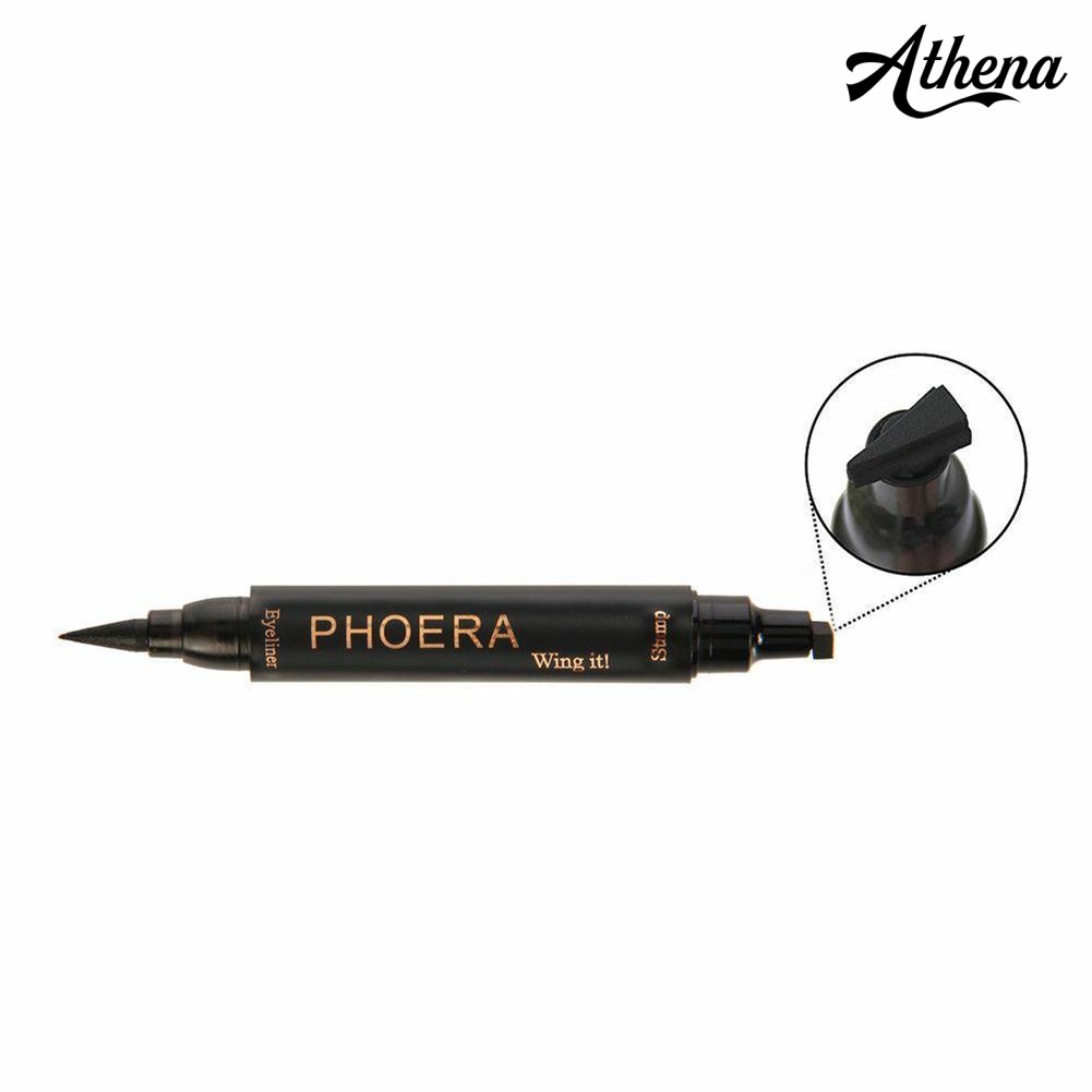 Eye Shadow Pen 2 In 1 Wing Stamp Waterproof Makeup Long Lasting Shimmer Liquid Eyeliner Athena 