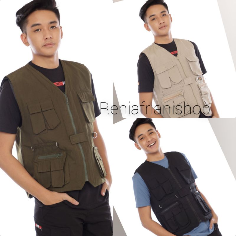 ยุทธวิธี VEST มัลติฟังก์ชั่น TACTICAL VEST Multi Pocket CARGO VEST/VEST/TACTICAL/RIPSTOP/Mountain /O