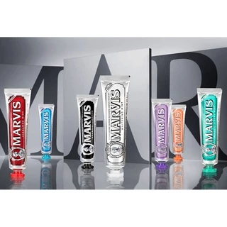 🔥Marvis มาร์วิส มีกลิ่นใหม่ 75ml,85ml ยาสีฟัน จากอิตาลี ฟันลื่นสะอาดใช้ดีจริงๆ