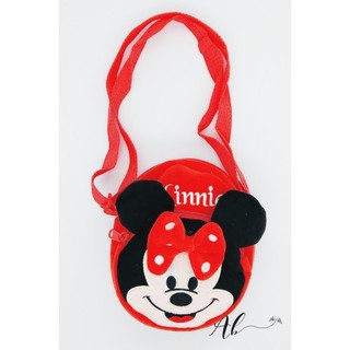 Angel Baby Minnie 3D กระเป๋าสะพาย สําหรับเด็ก (XS-Red)