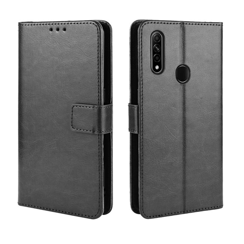 Oppo A31 2020 กรณี Pu หนังกระเป๋าสตางค์เคสโทรศัพท์ OPPO A31 A 31 OPPOA31 กรณี Flip Casing Stand