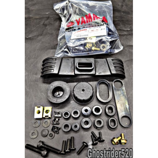 YAMAHA RXZ CATALYZER BODY RUBBER SET SCREW GETAH BODY FULL SET SCREW