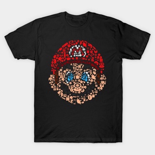 [COD]พร้อมส่ง เสื้อยืดแขนสั้น คอกลม ผ้าฝ้าย 100% พิมพ์ลาย Mario Bros LELAKI หลากสี แฟชั่นฤดูร้อน สําหรับผู้ชายS-5XL