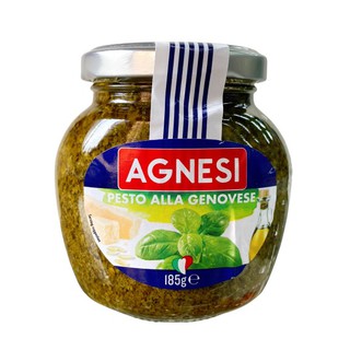 Agnesi Pesto Alla Genovese 185g. (ซอสเพสโต้สูตรดั้งเดิม แอคเนซี)