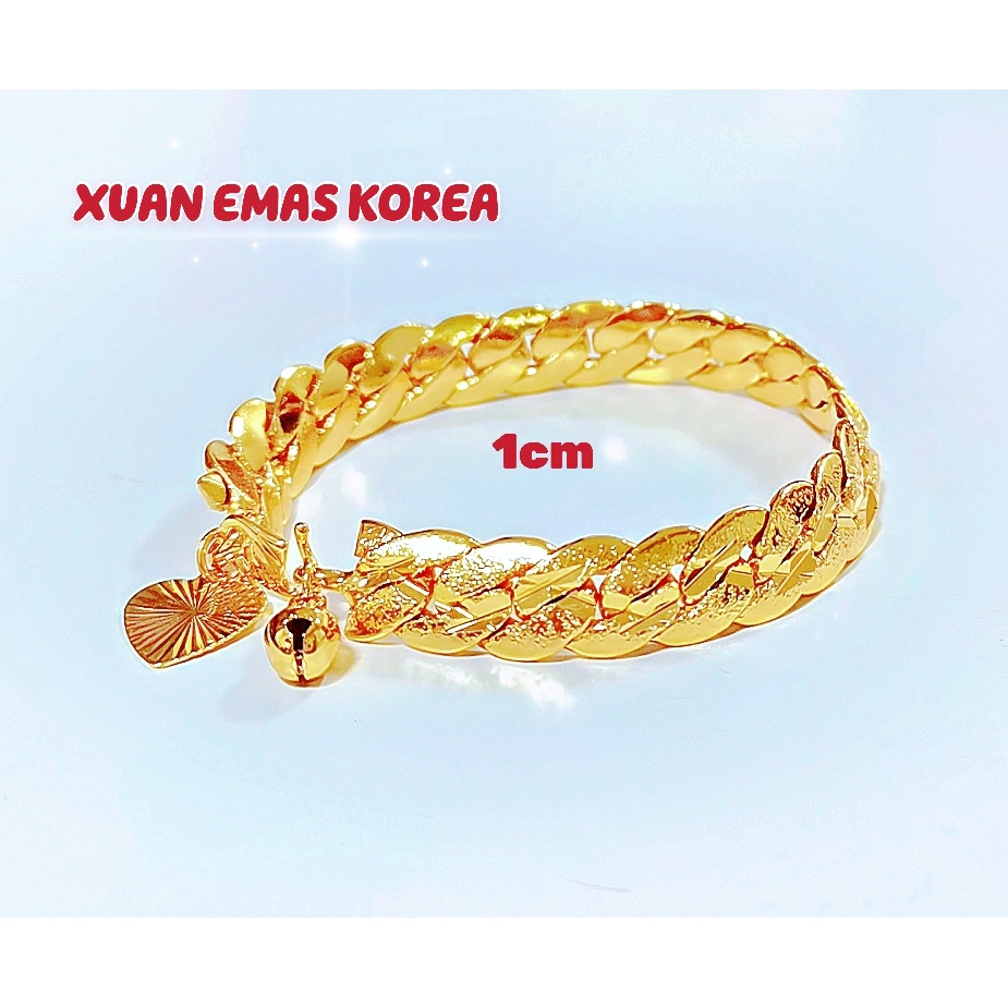 10มม. BANGKOK GOLD SNAKE BRACELET
