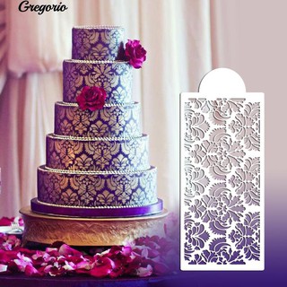 เค้กดัทช์เค้ก Stencil เทมเพลต Fondant Spray Die DIY Baking Art Decor