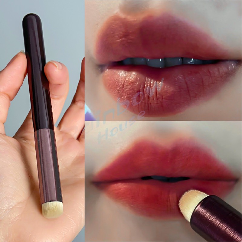 Rainbow แปรงทาลิปฟุ้งสไตล์เกาหลี ขนนุ่มมาก บล็อกเกอร์แนะนำ ทาลิปไม่เป็นคราบ lipstick brush - รูปที่ 6