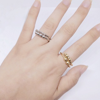 [ Seller แหวนแฟชั่นแบบบางปรับได้สําหรับผู้หญิง