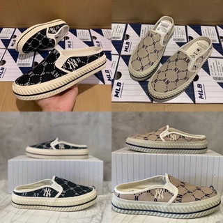 รองเท้า MLB Mule Dia Monogram Sneakers รองเท้าเปิดส้นน่ารักมาก