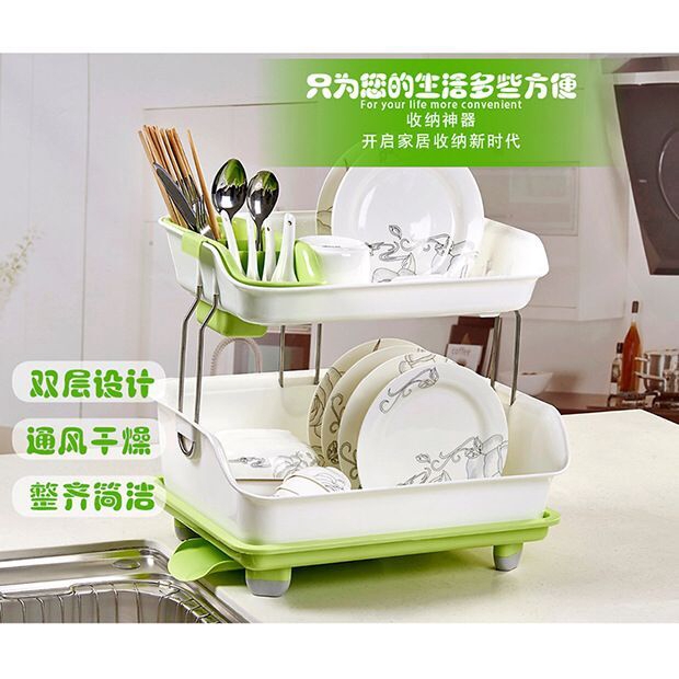 Kitchen Drain Bowl Rack Dishes Storage Rack Kitchen Shelf bSbc ...