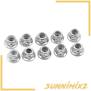 8pcs 12428-0119 M4 Self Locking Hex Nuts Lock Nuts for Wltoys 12428