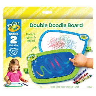 Artwork MY FIRST DOUBLE DOODLE BOARD CRAYOLA Stationary equipment Home use งานศิลปะ ชุดกระดานวาดรูป แบบพกพา CRAYOLA 2-in