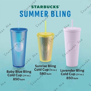 Starbucks Summer Bling แก้วหนามคอลเลคชั่นใหม่ 24oz./16oz.‼️พร้อมส่ง‼️