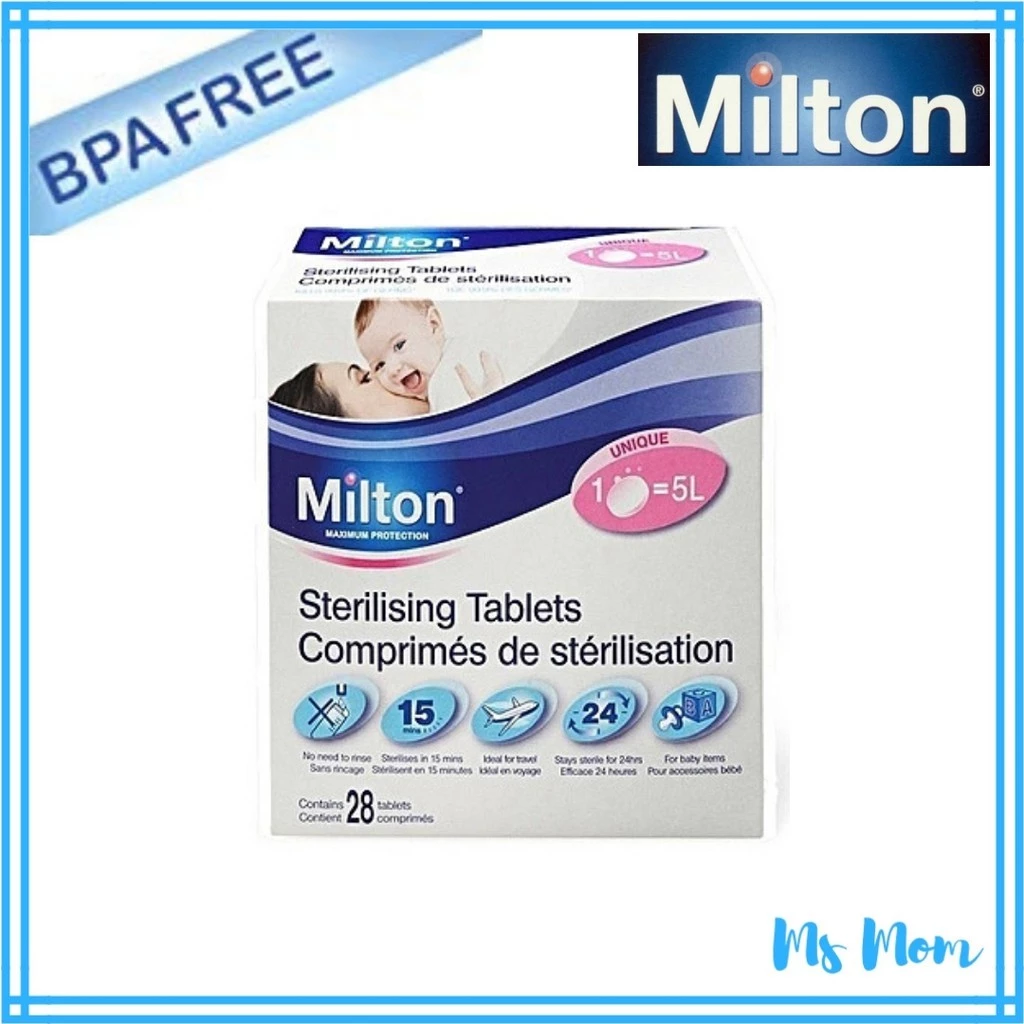 [‼️ส่งด่วนจาก กทม] เม็ดยาฆ่าเชื้อโรคขวดนมและอุปกรณ์ Milton (UK)