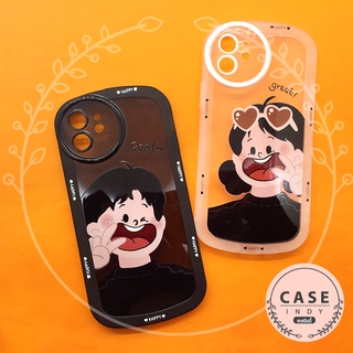 เคส Vivo Y21 เคสมือถือนิ่มใส TPU กันกล้องกลมพิมพ์ลายการ์ตูน