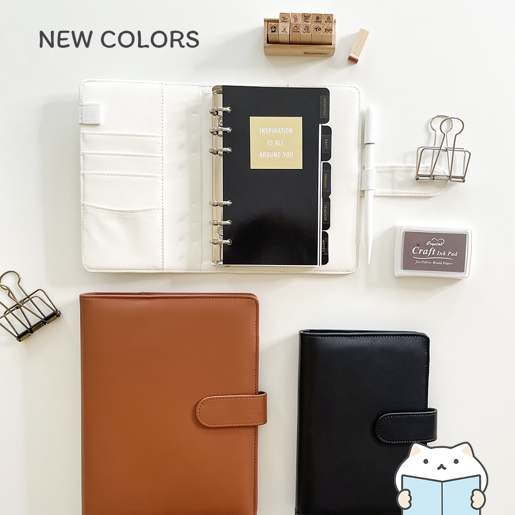 [ปก] แพลนเนอร์ Candy 🔆  Planner Cover PU Diary สมุดแพลนเนอร์ สมุดโน๊ต ไดอารี่ แฟ้ม A6/A5 mimisplan รูปที่ 3