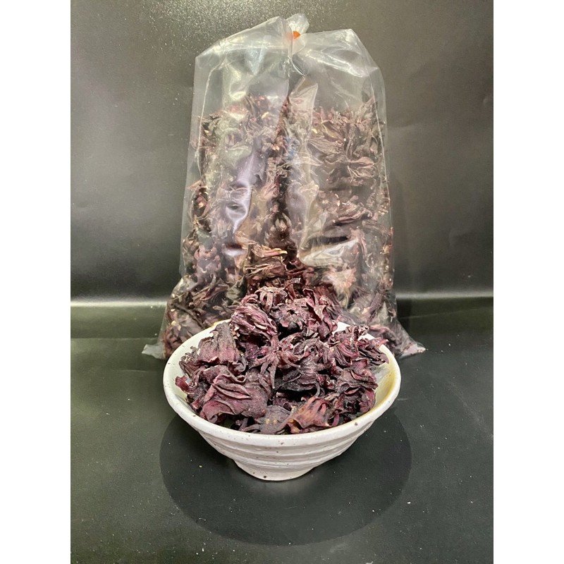 S14กระเจี๊ยบแดงแห้ง(洛神花)200g คัดพิเศษ ดอกใหญ่  นิยมเอาไปต้มเป็นเครื่องดื่มหรือใช้ประกอบอาหาร และขนมต