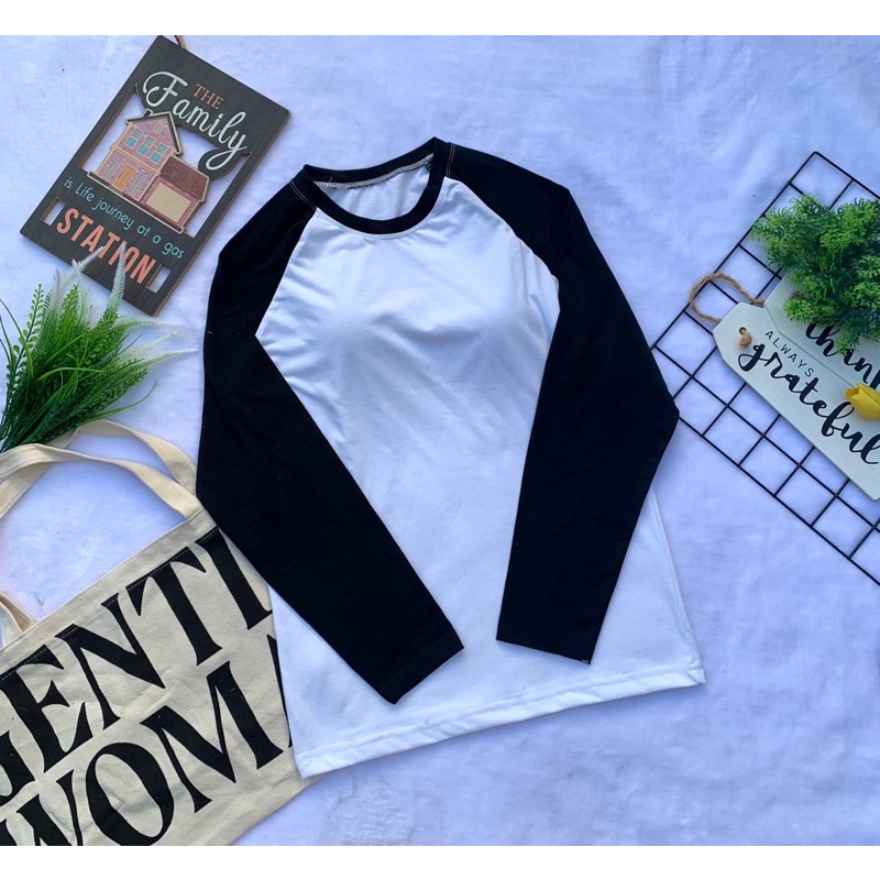 Lalata vintage เสื้อแขนยาว สไตล์ญี่ปุ่น ทูโทน เสื้อแฟชั่น วินเทจ
