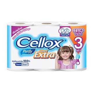 The Rich ทิชชูม้วน พิวริฟาย ซูเปอร์ เอ็กซ์ตร้า ไจแอนท์ CELLOX รุ่น CE1502 (แพ็ค 6 ม้วน)