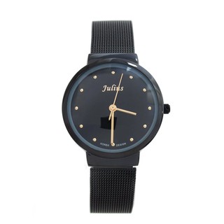 Julius นาฬิกาข้อมือผู้หญิง สาย/ตัวเรือน โลหะผสม รุ่น JA-426L-black +