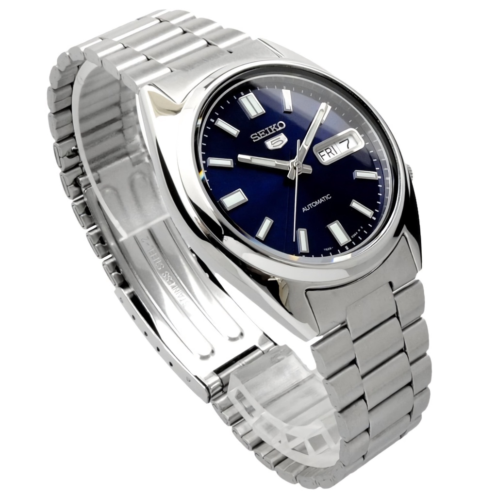 SEIKO 5 SNXS77 SNXS77K1 Automatic 21 Jewels Blue Dial Stainless Steel Men  Watch | Shopee Thailand