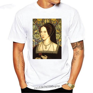 เสื้อยืด พิมพ์ลาย Anne Boleyn Queen Of England แฟชั่นใหม่ สไตล์อังกฤษ