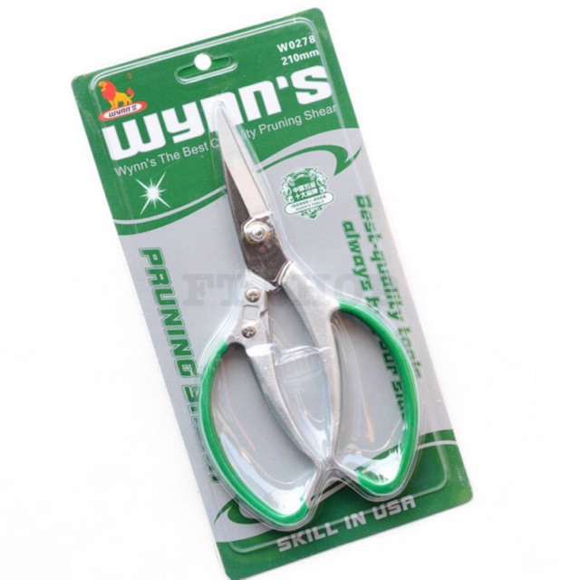 Wynn's กรรไกรขากว้างตัดแต่งกิ่ง รุ่น W0278 ขนาด 210 mm