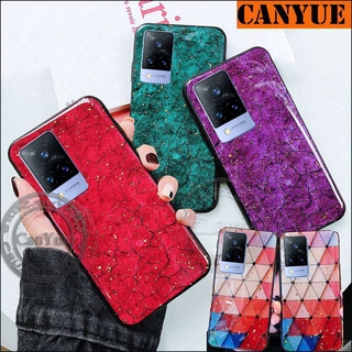 Phone Casing vivo V21 / V21 (5G) V21e V20 SE Pro V20SE V20Pro Marble Glitter Soft Case Epoxy Gold Foil TPU Phone Cover Bling Silicon Back Cases for vivo V 21 21e 20 20Pro 20SE