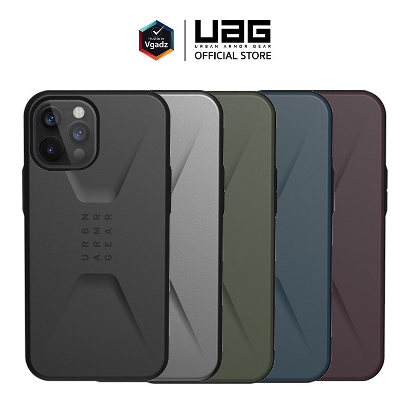 UAGรุ่น Civilian - iPhone 12 Mini / 12 / 12 Pro / 12 Pro Max เคสโทรศัพท์กันกระแทก