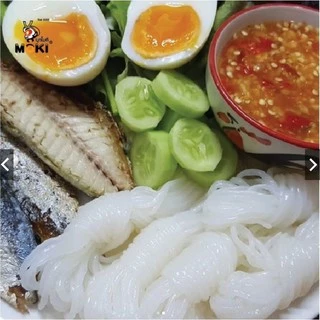 MOKI บุกม้วนขาว 120 กรัม (FK0162-1) เส้นบุก เส้นขนมจีน คีโต บุกเพื่อสุขภาพ ไม่มีแป้ง ก๋วยเตี๋ยว Keto Konjac Knot