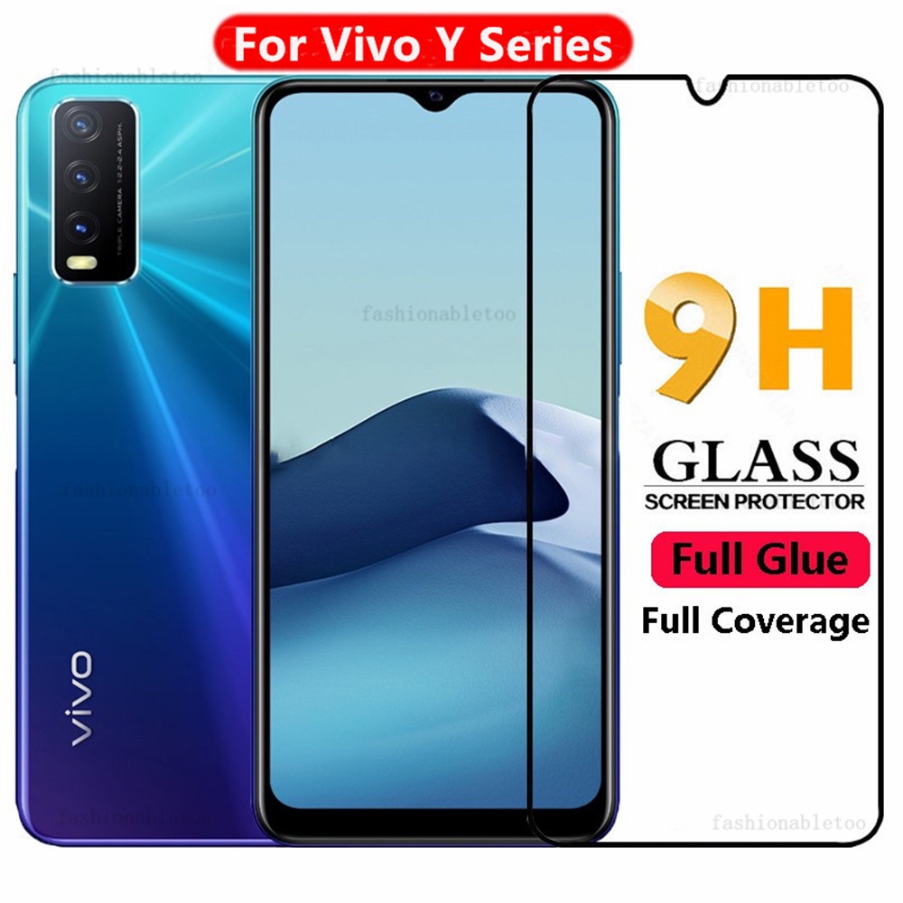 ฟิล์มกระจกนิรภัยกันรอยหน้าจอสําหรับ Vivo Y20 2021 Y20S Y20A Y21 Y21S Y53S Y19 Y17 Y15 Y12 Y12S Y12A Y11 Y9S Y30 Y31 Y50 Y51 Y55 Y81 Y83 Y85 Y91 Y91I Y91C Y93 Y 20 9H
