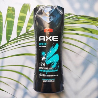 แอ๊กซ์ เจลอาบน้ำ สำหรับผู้ชาย APOLLO Body Wash for Men, Sage &amp; Cedarwood 473 mL (AXE®) กลิ่นหอมจากสมุนไพรเสจและซีดาร์วูด No. #1