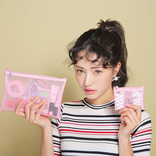3CE Mesh Pouch กระเป๋าตาข่าย ได้สองใบ!