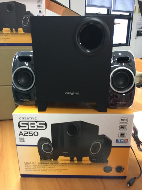 creative sbs a250