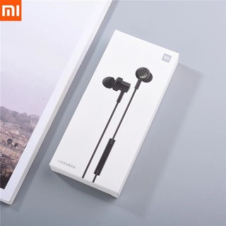 หูฟัง Xiaomi M11 3.5MM Earphone Jack Adapter Mic Wire Control Dual Driver headset For MI Note 10 Lite Redmi Note 10 9 9S