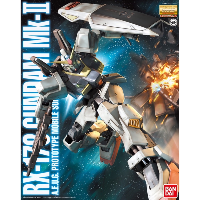🔥In-stock🔥 MG 1/100 RX-178 Gundam Mk-II A.E.U.G. Ver. 2.0 [BANDAI]