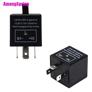 (Amongspring) รีเลย์สัญญาณไฟเลี้ยวรถยนต์ Cf 14 3 Pin 12 V