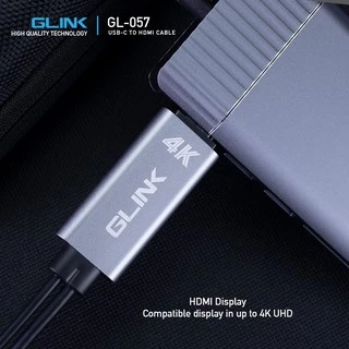 GLINK GL057 USB type C to HDMI 2.0 Cable 4K คุณภาพดี 4K Ultra HD Resolution