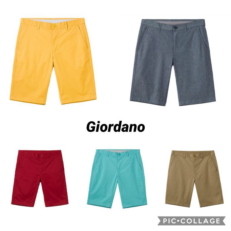 กางเกงขาสั้นชาย จากช็อปแท้ Giordano 100%