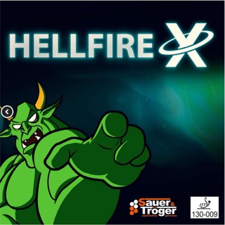 ยางปิงปองเม็ดยาว Sauer Tröger Hellfire X