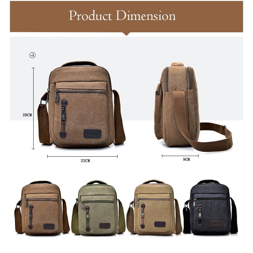 Korean KD M53 แฟชั่นกระเป๋าทรงเมสเซนเจอร์สำหรับผู้ชาย