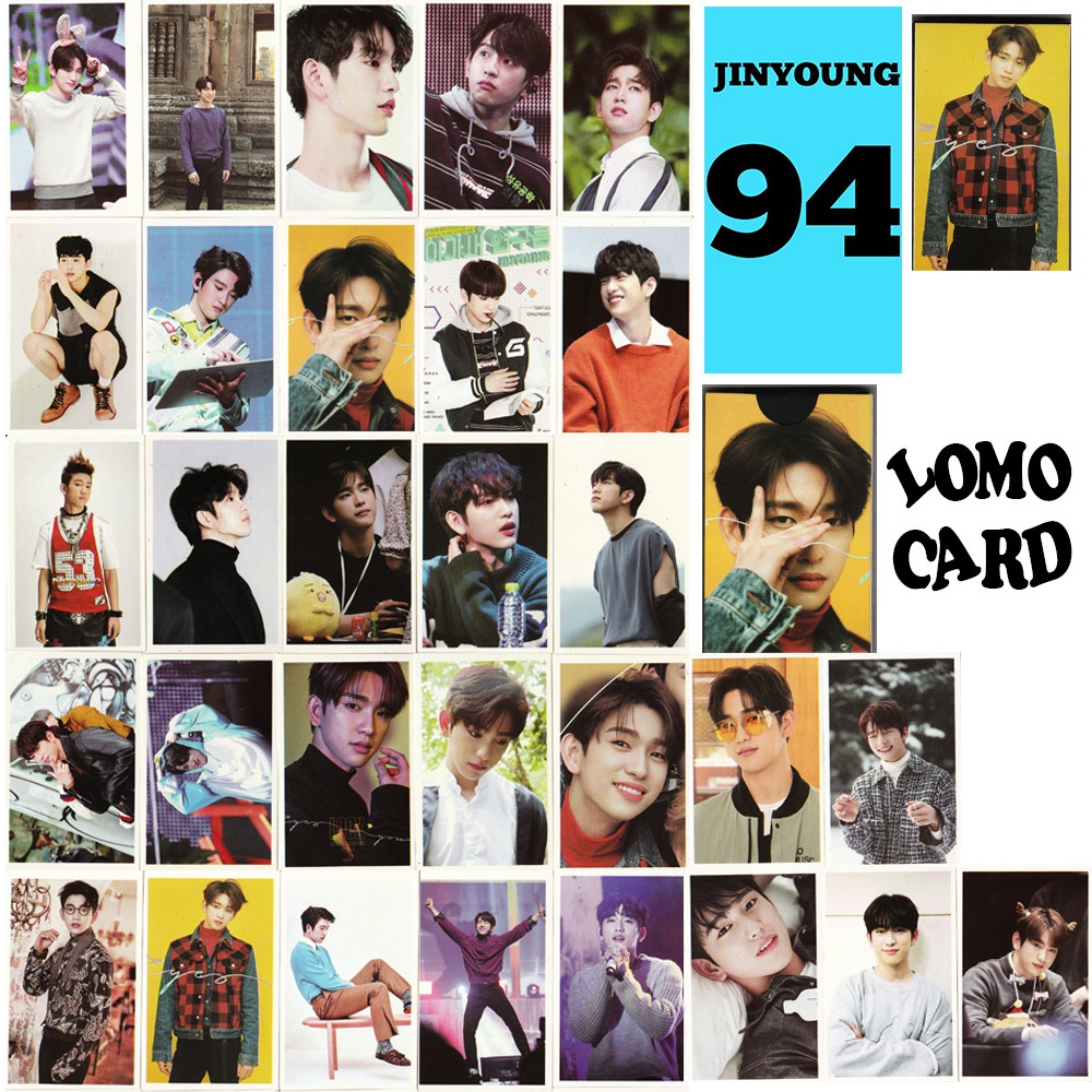 Lomo Card GOT7 JINYOUNG 30 Pcs โลโม่ การ์ด Box Set